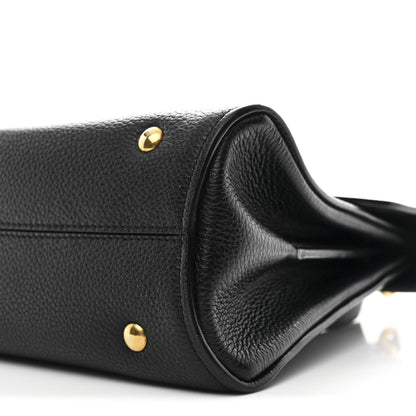Salvatore Ferragamo Calfskin Small Margot Top Handle Satchel Black 11 of 11