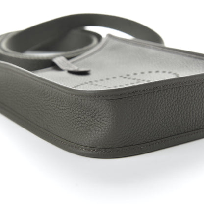 Hermes Taurillon Clemence Evelyne TPM Vert De Gris 6 of 10
