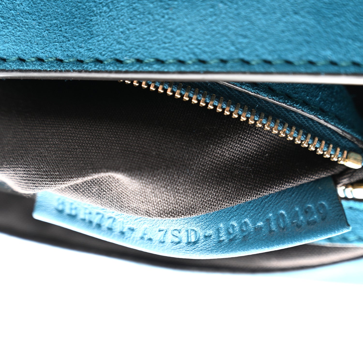 Fendi Chamois Large Baguette Ottanio 7 of 10