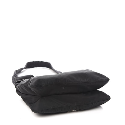 Prada Nylon Flat Messenger Bag Black 3 of 9