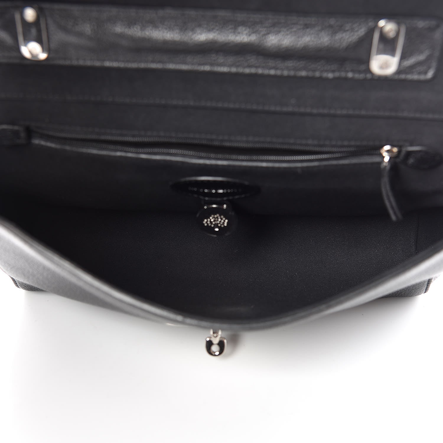 Mulberry Glossy Goatskin Medium Lily Black 7 of 9