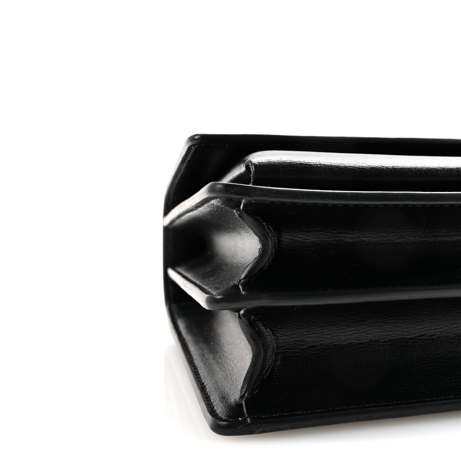 Saint Laurent Calfskin Medium Monogram Sunset Black 8 of 9