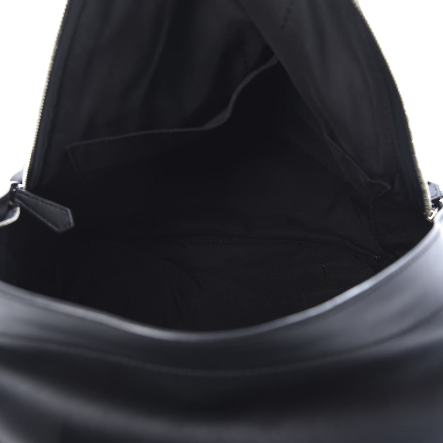 Nylon Vitello Liberty Metal Monster Eyes Rounded Backpack Black