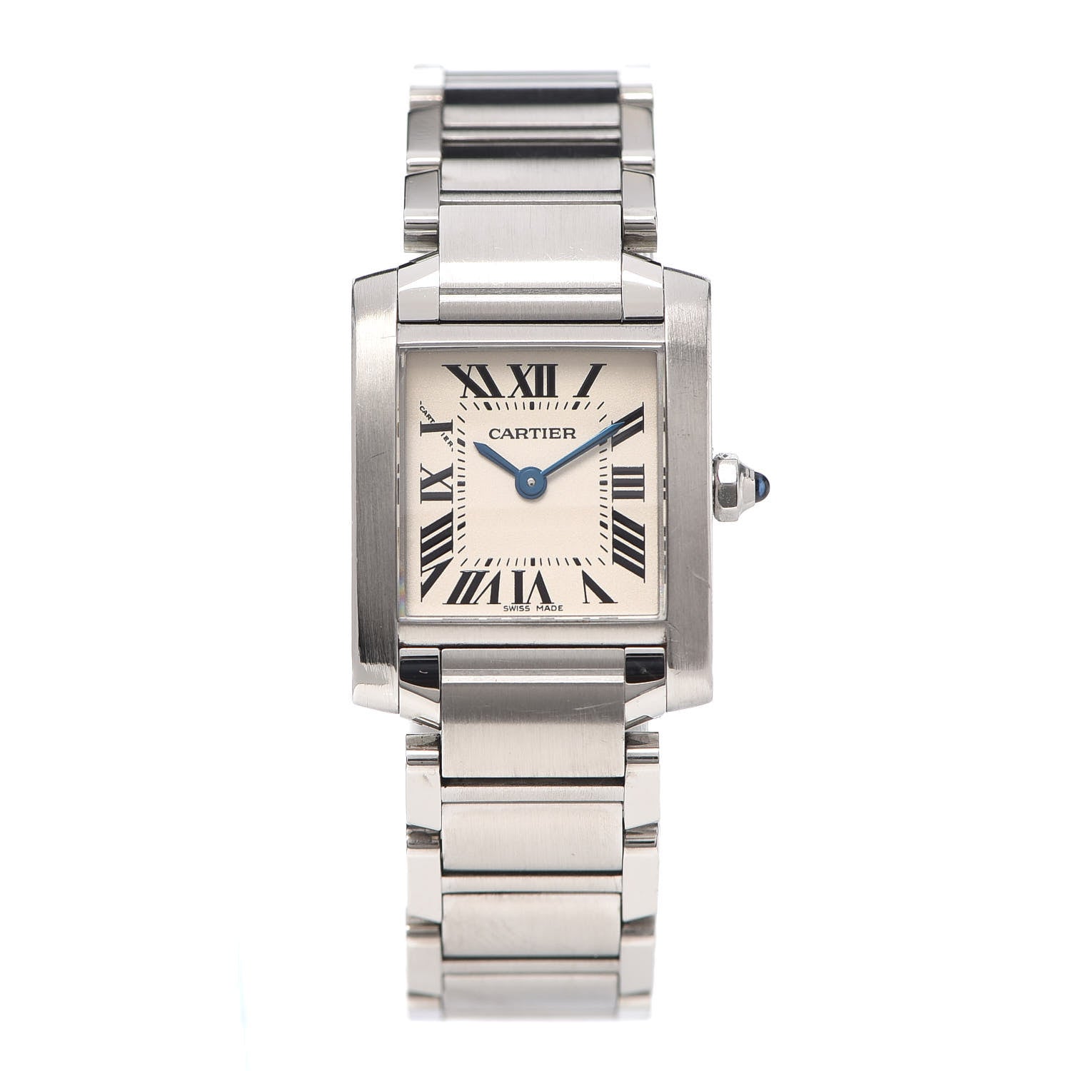 Cartier Stainless Steel 20mm Tank Francaise Quartz Watch 1 of 5