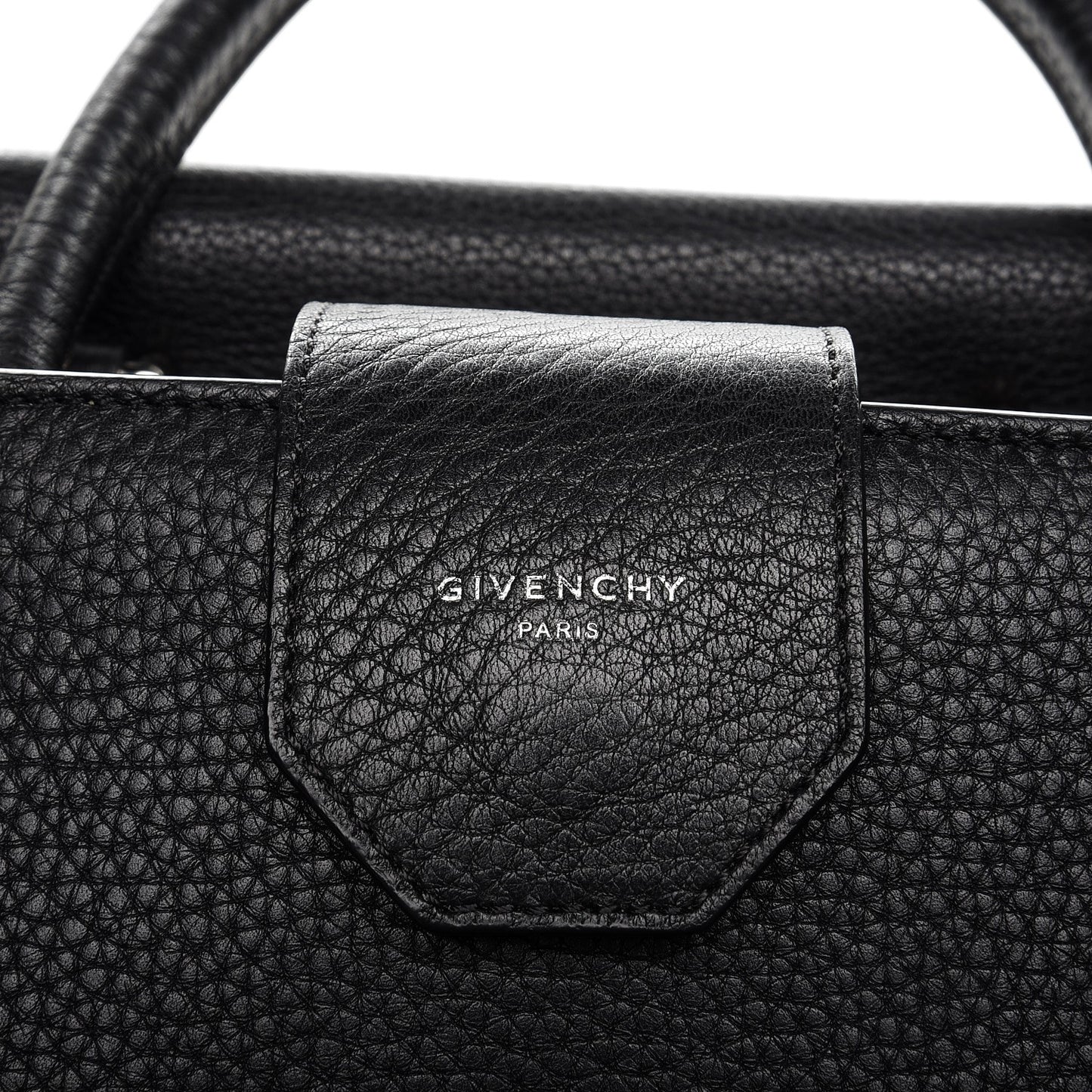 Calfskin Large Obsedia Satchel Black
