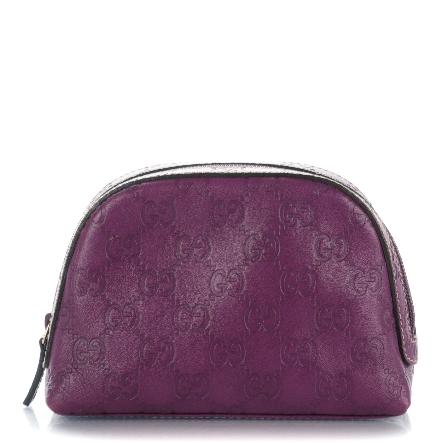 Gucci Guccissima GG Cosmetic Case Purple 1 of 7