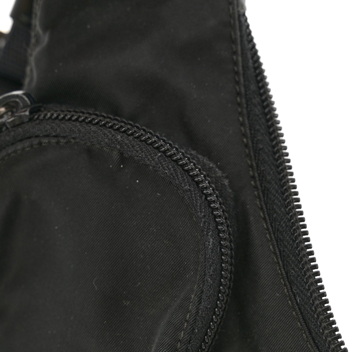 Nylon Vela Sling Messenger Bag Black