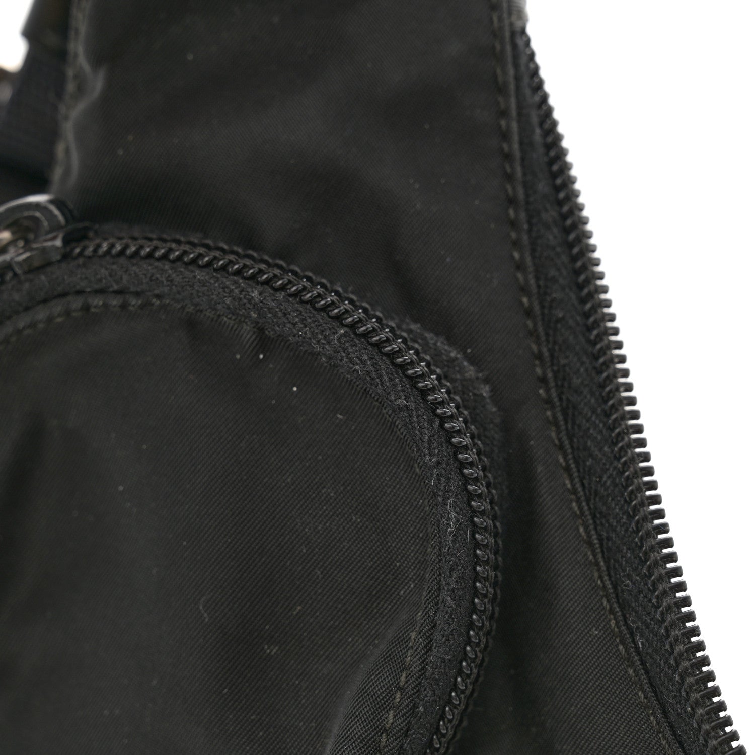 Prada Nylon Vela Sling Messenger Bag Black 12 of 12