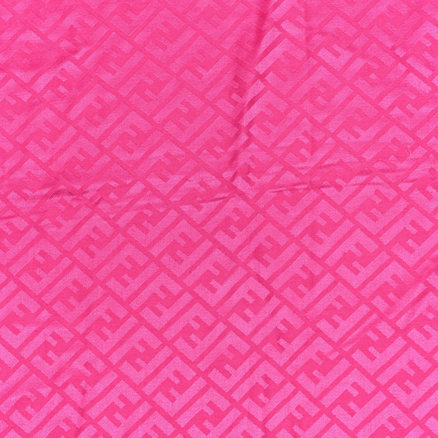 Fendi Silk Wool FF Shawl Fuchsia 2 of 5