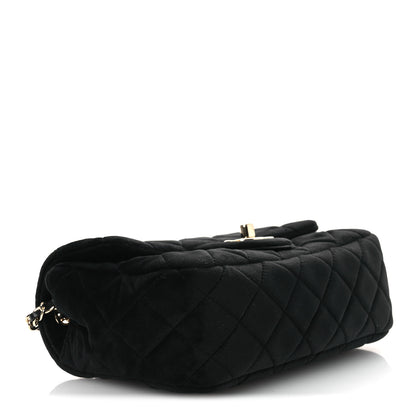 Chanel Velvet Quilted Mini Rectangular Pearl Crush Flap Black 4 of 13