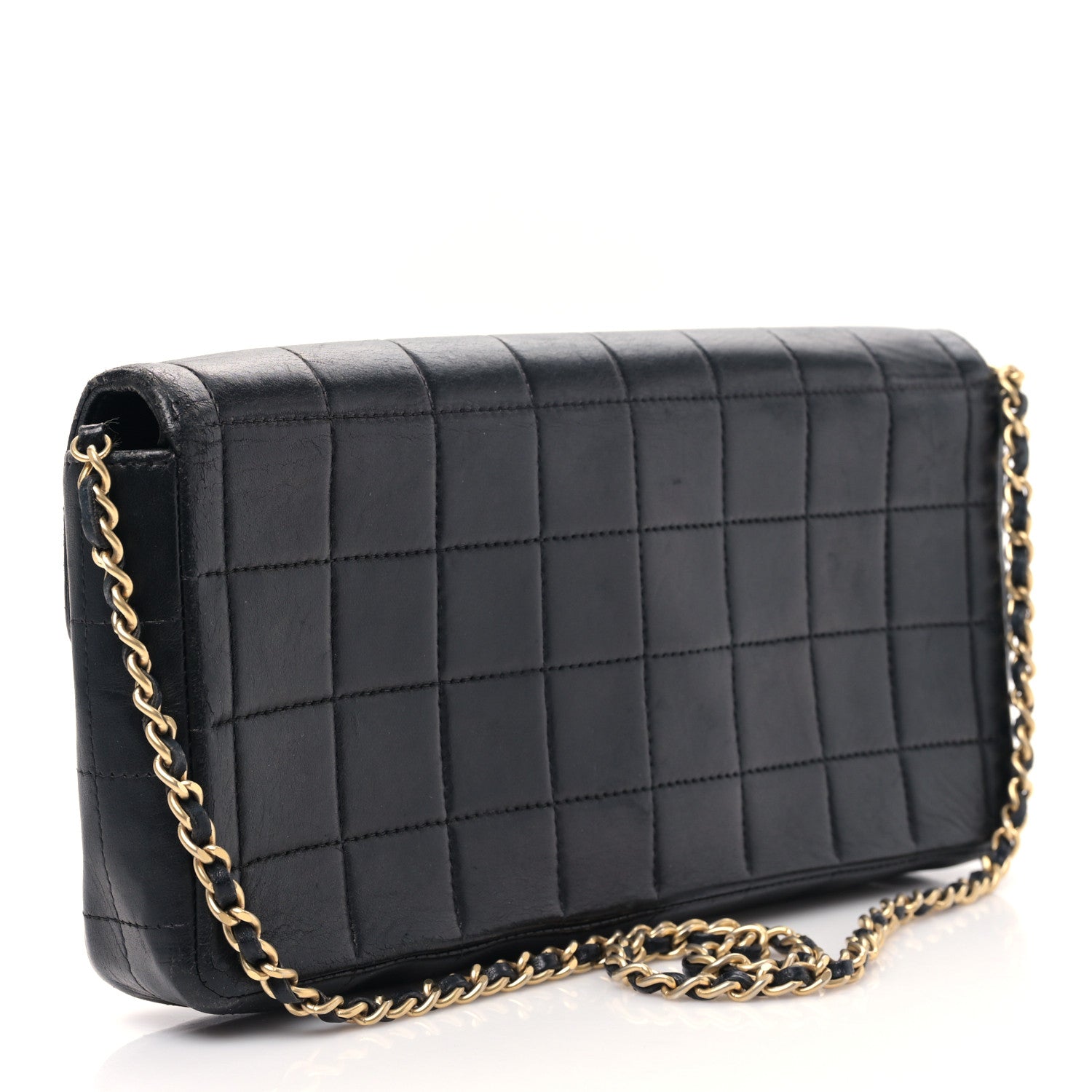 Chanel Lambskin East West Chocolate Bar Flap Black 3 of 10