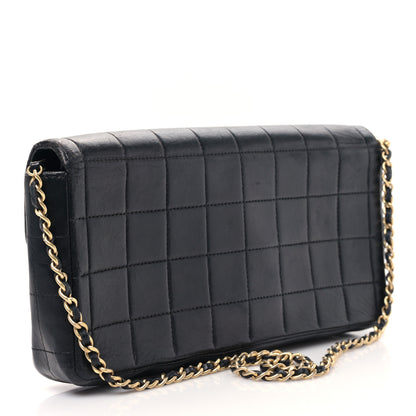 Chanel Lambskin East West Chocolate Bar Flap Black 3 of 10