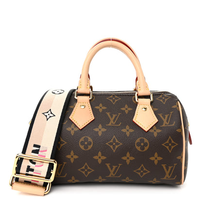 Louis Vuitton Monogram Speedy Bandouliere 20 Black 1 of 10