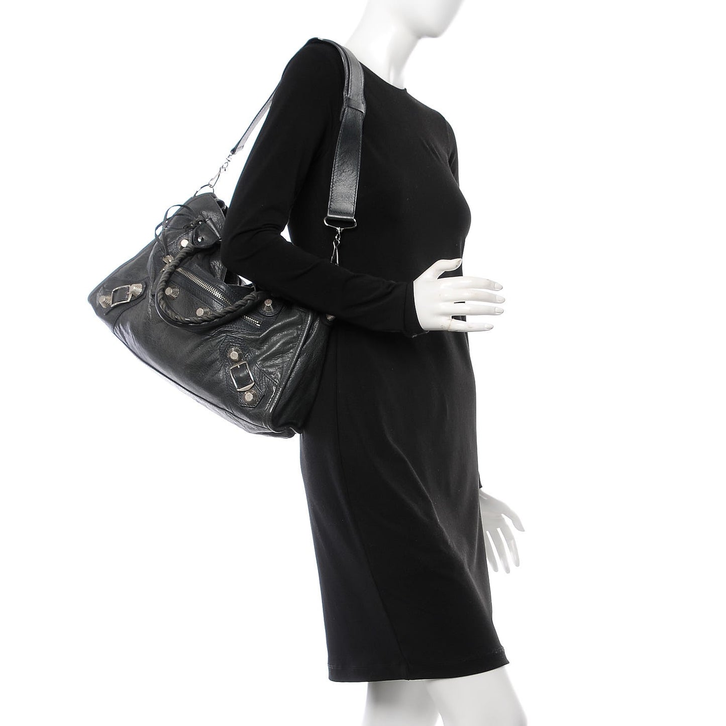 Agneau Giant 21 Silver Hardware City Anthracite