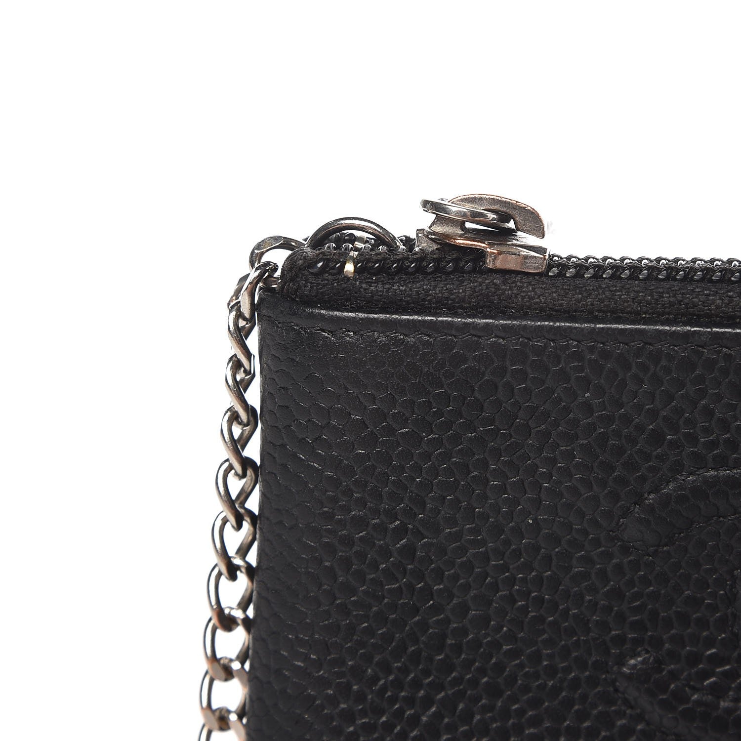 Chanel Caviar Timeless CC Key Holder Black 8 of 12