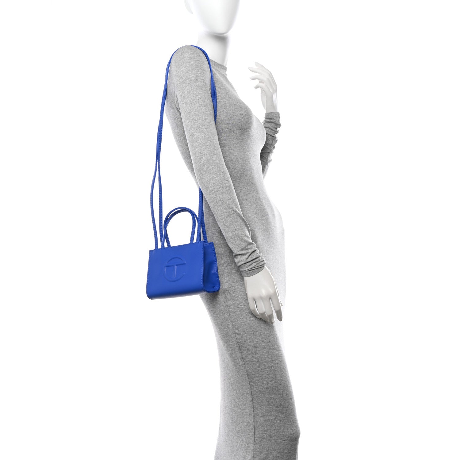 Telfar Vegan Leather Small Shopping Bag Painters Tape 2 of 10