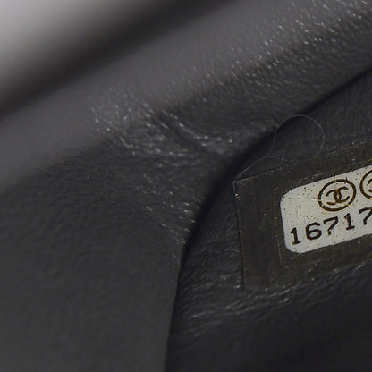 Chanel Caviar Quilted Jumbo Double Flap Dark Grey 7 of 10