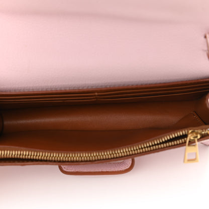 Loewe Grained Calfskin Mini Barcelona Shoulder Bag Rosa 4 of 11