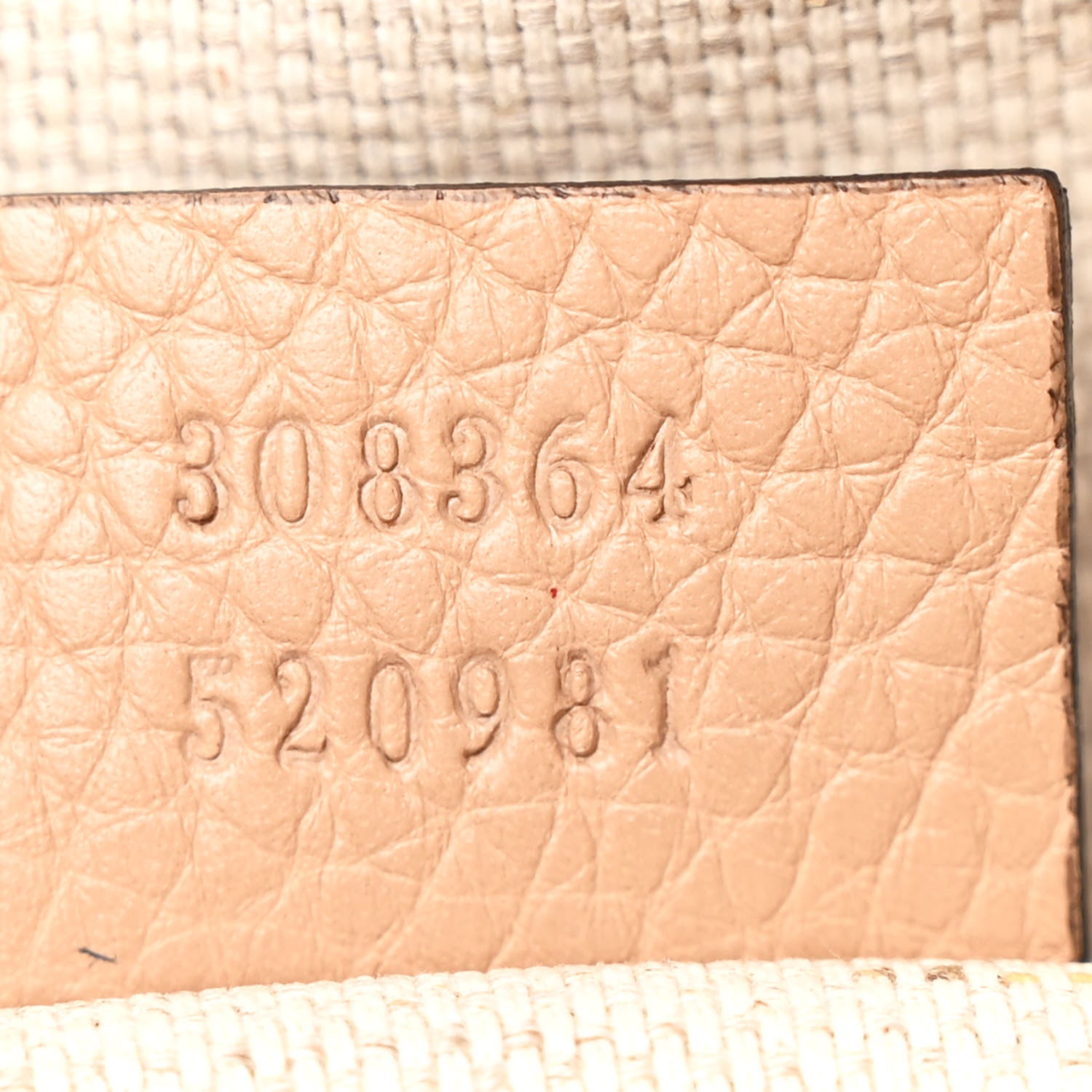 Gucci Pebbled Calfskin Small Soho Disco Bag Camelia 7 of 10