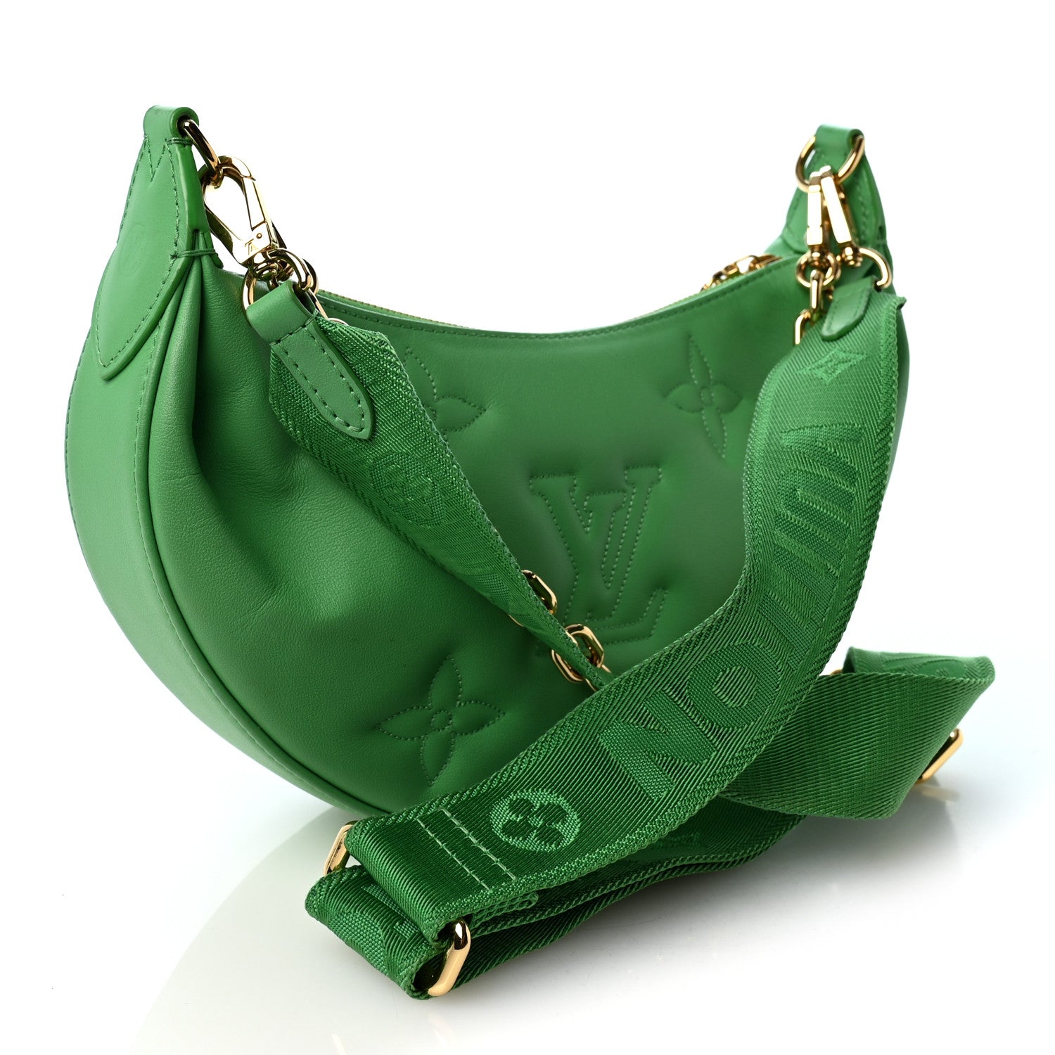 Louis Vuitton Calfskin Bubblegram Over The Moon Basilic 3 of 9