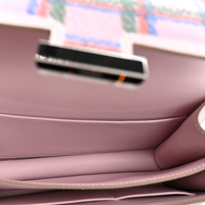 Hermes Swift Tartan Printed Constance 18 Mauve Pale 6 of 12