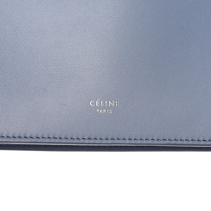 Celine Smooth Calfskin Mini Clasp Bag Medium Blue 6 of 11