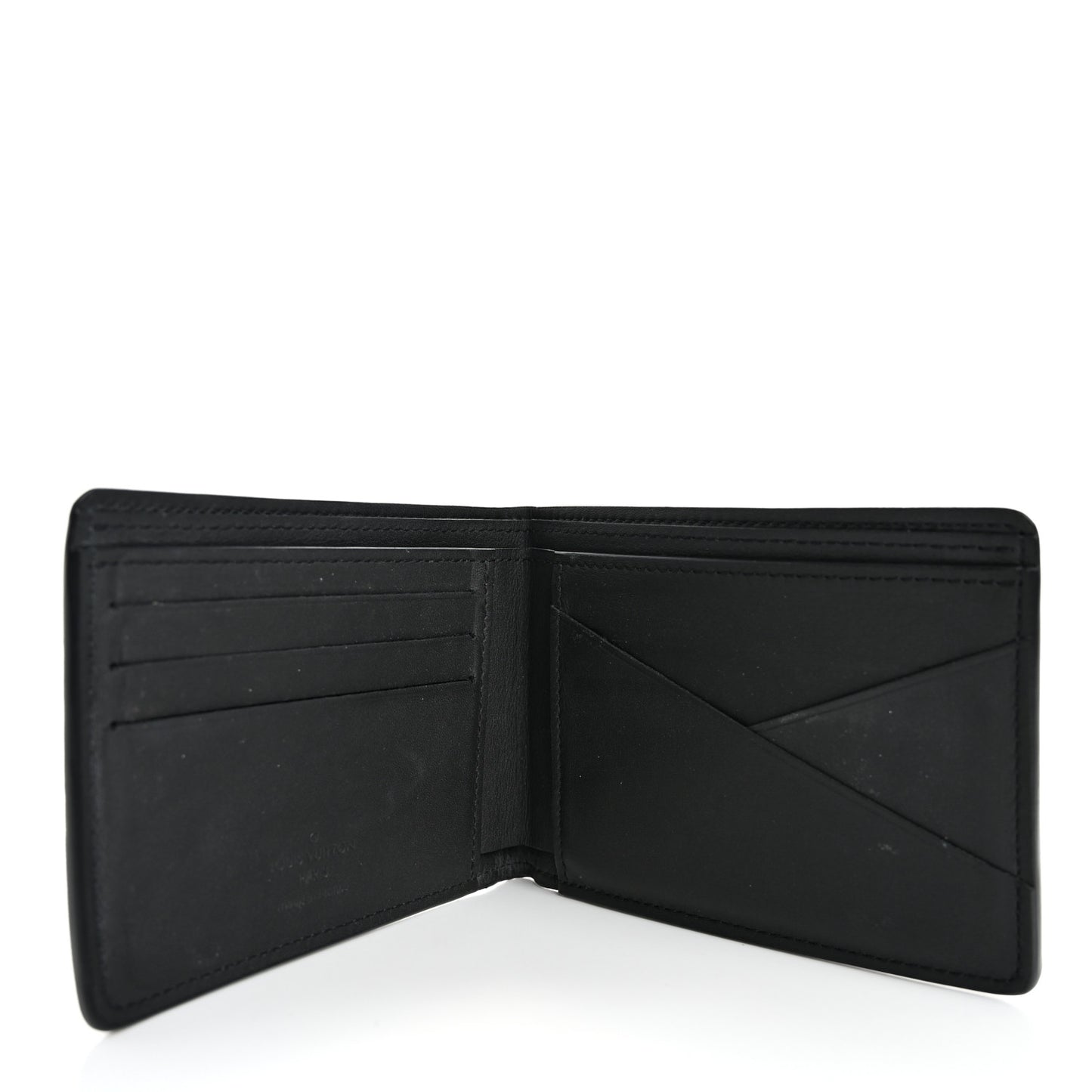 Calfskin Monogram Shadow Multiple Wallet Black