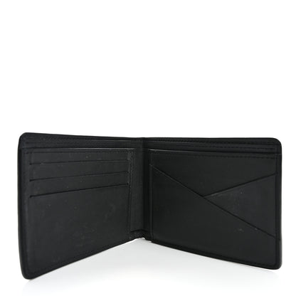 Louis Vuitton Calfskin Monogram Shadow Multiple Wallet Black 5 of 10