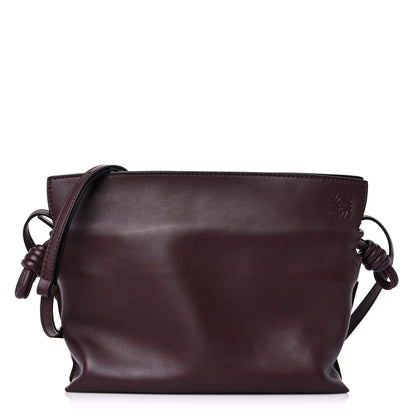 Loewe Calfskin Mini Flamenco Knot Clutch Prune 1 of 9