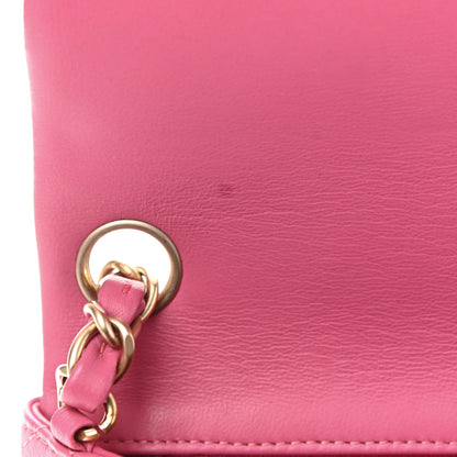 Chanel Lambskin Quilted Mini Square Flap Pink 11 of 12