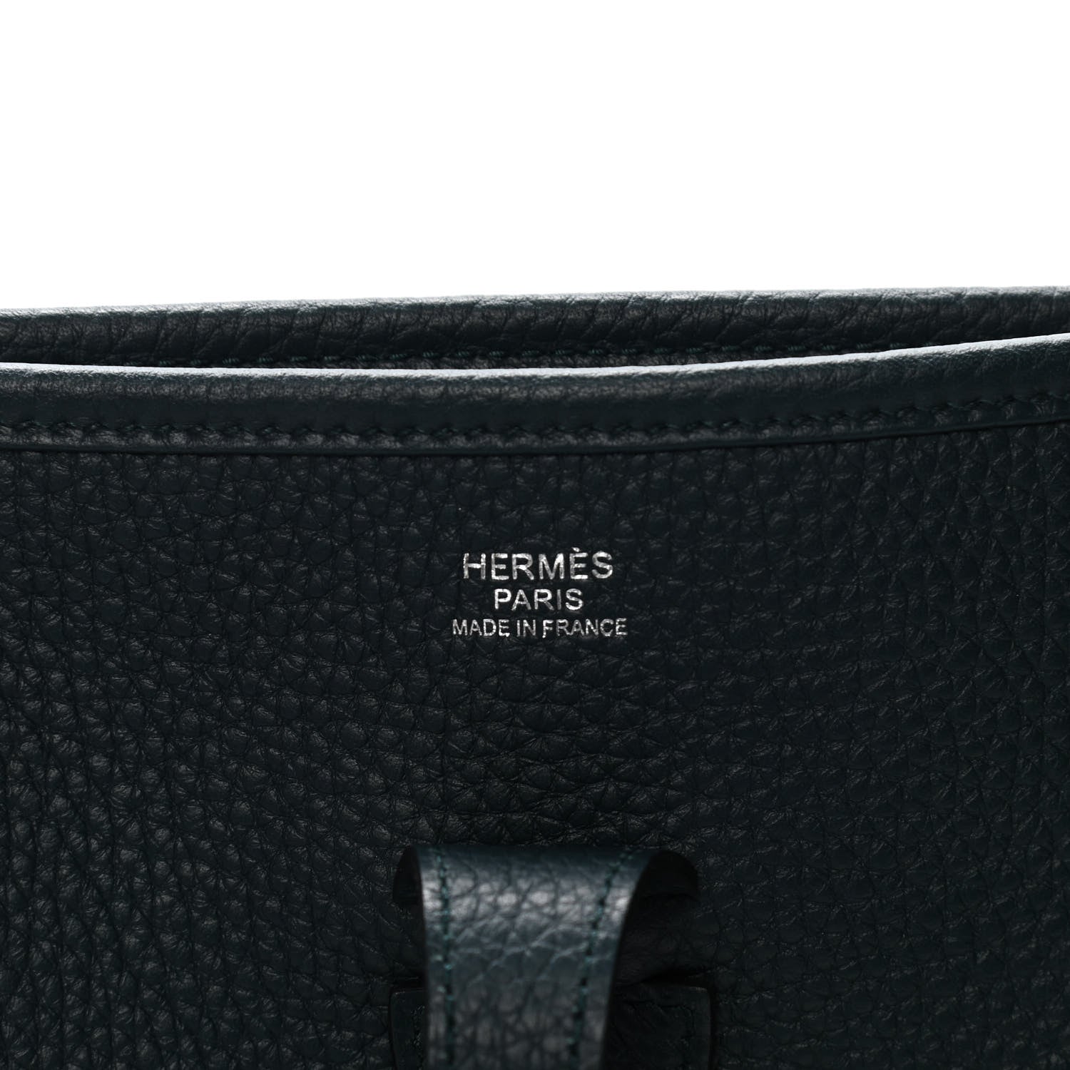 Hermes Taurillon Clemence Evelyne III PM Vert Cypress 5 of 9