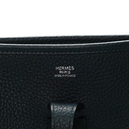 Hermes Taurillon Clemence Evelyne III PM Vert Cypress 5 of 9