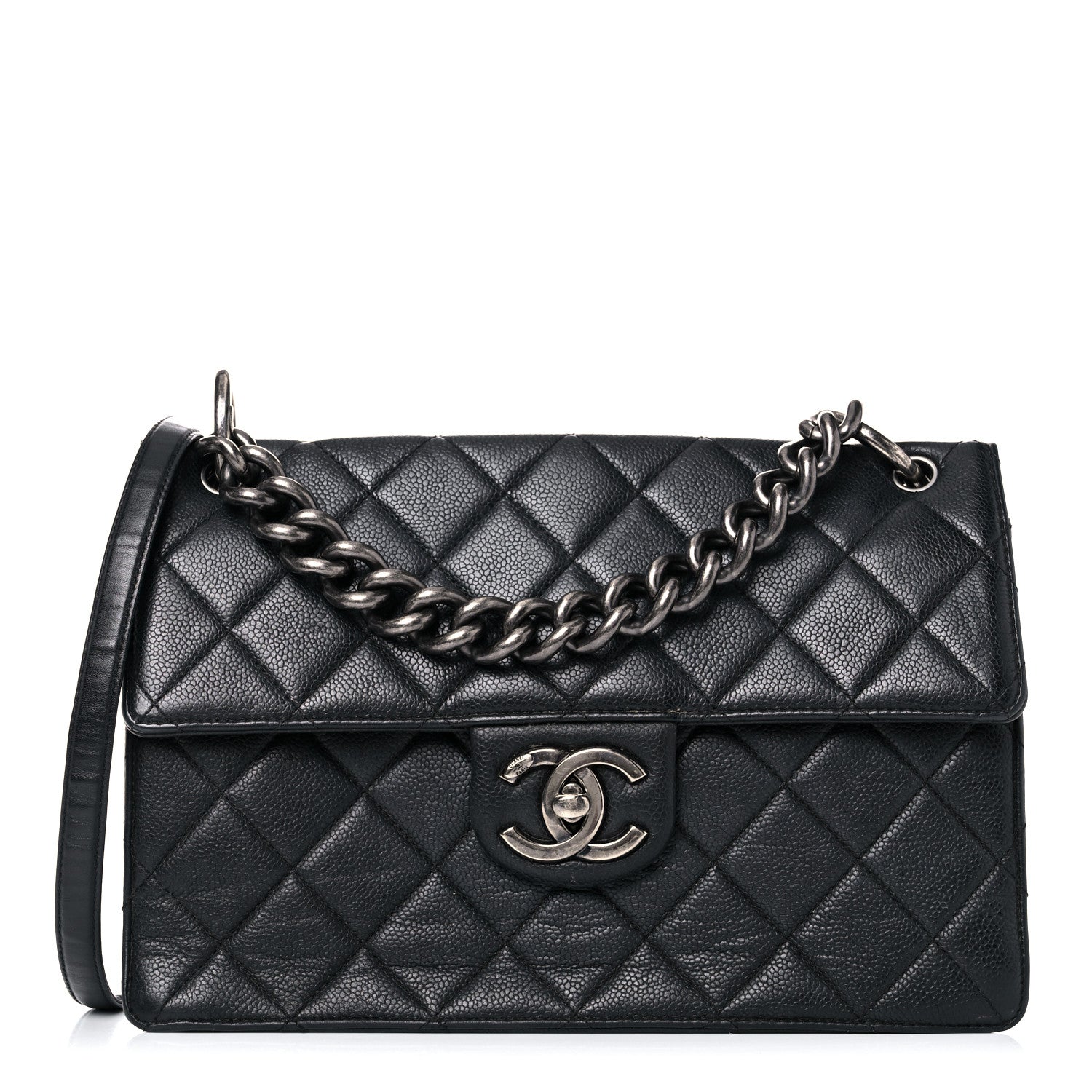 Chanel Caviar Quilted Large Retro Class Flap Black 1 of 26