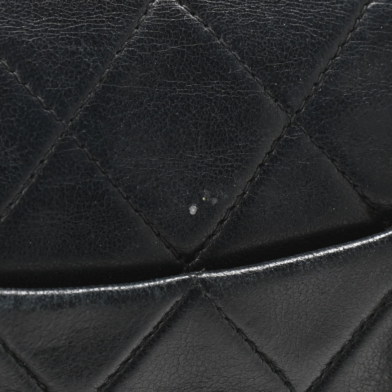 Chanel Lambskin Quilted Mini Square Flap Bag Black 12 of 12