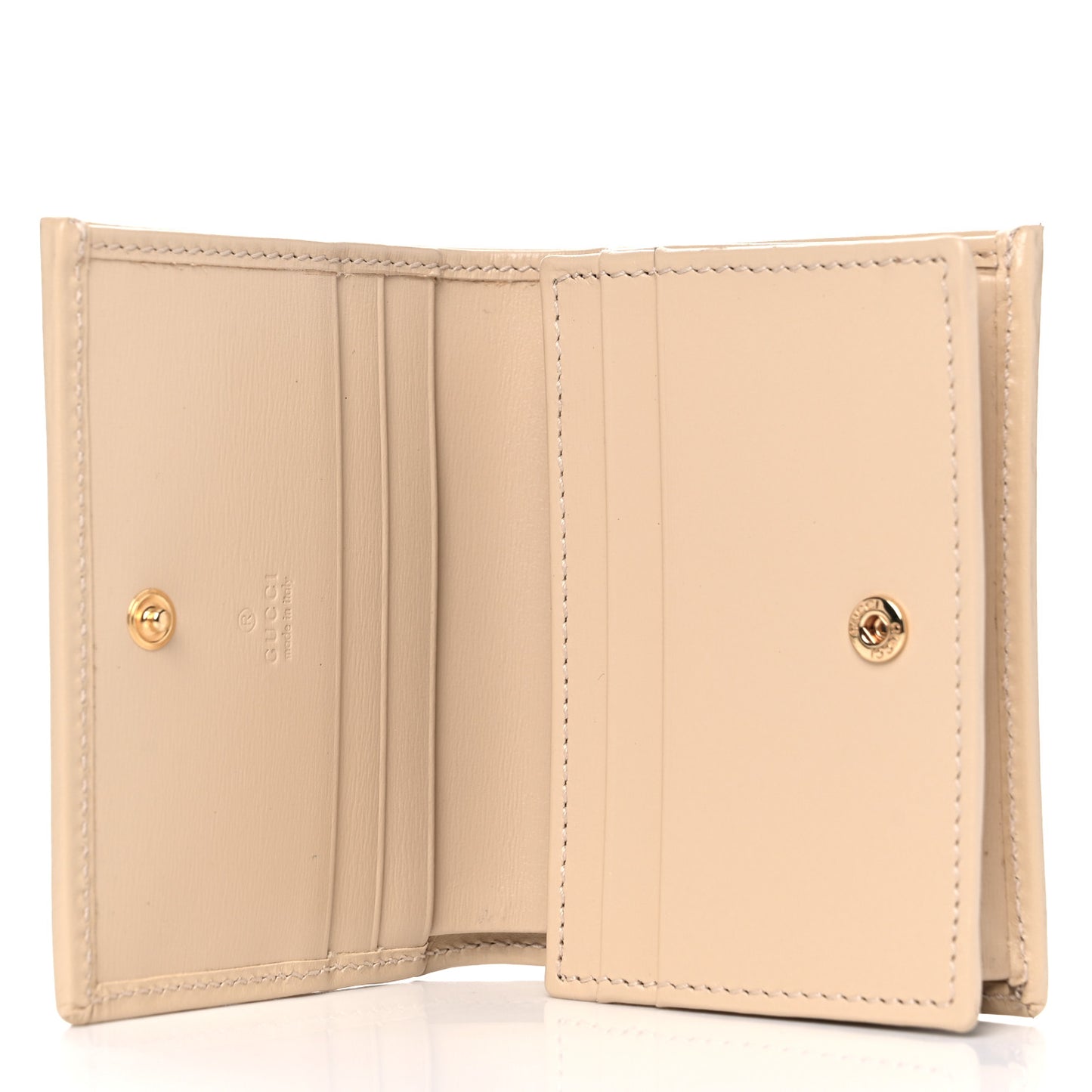 Boarded Plutone Calfskin Horsebit 1955 Card Case Wallet Bubble Tea