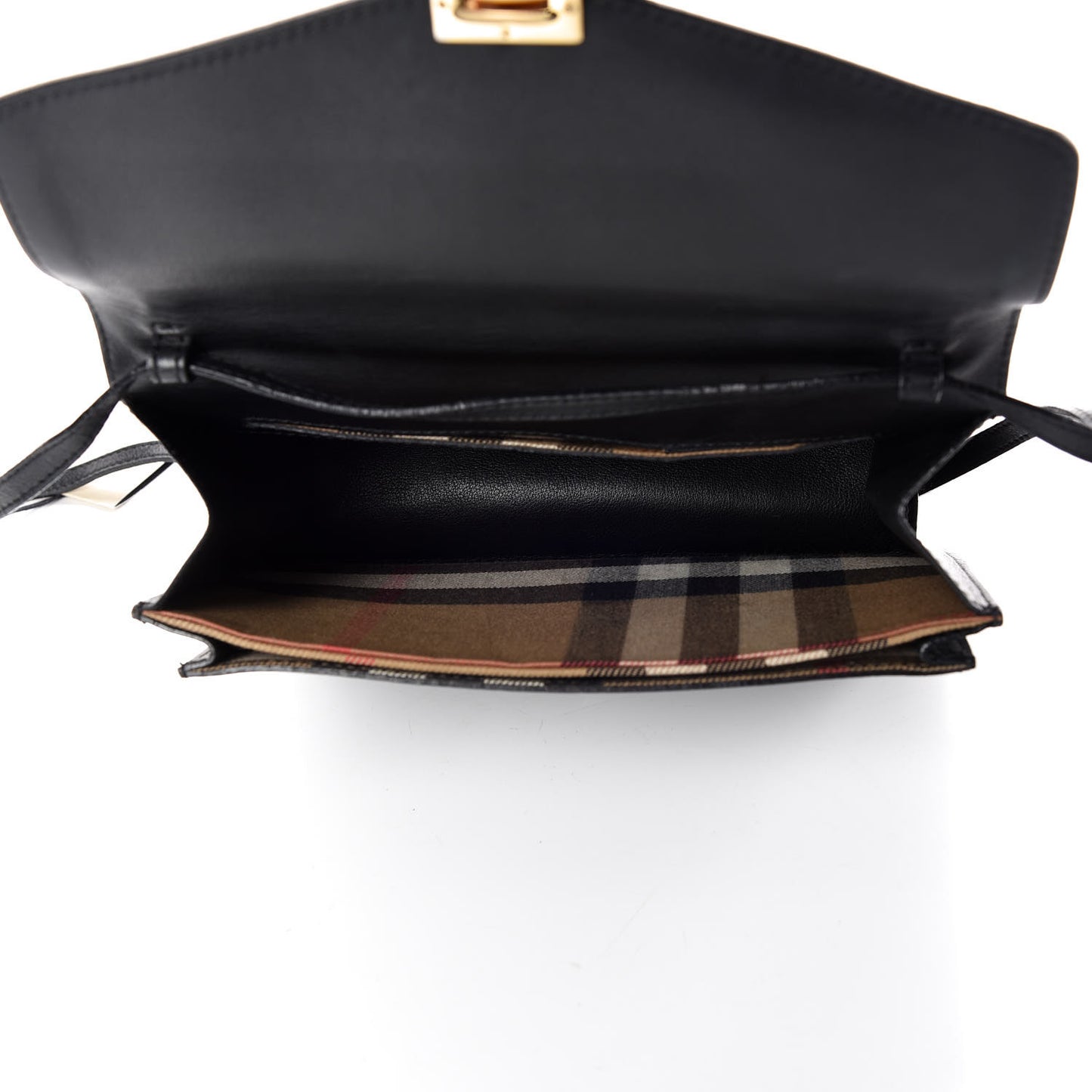 Grainy Nubuck Small Macken Crossbody Bag Black