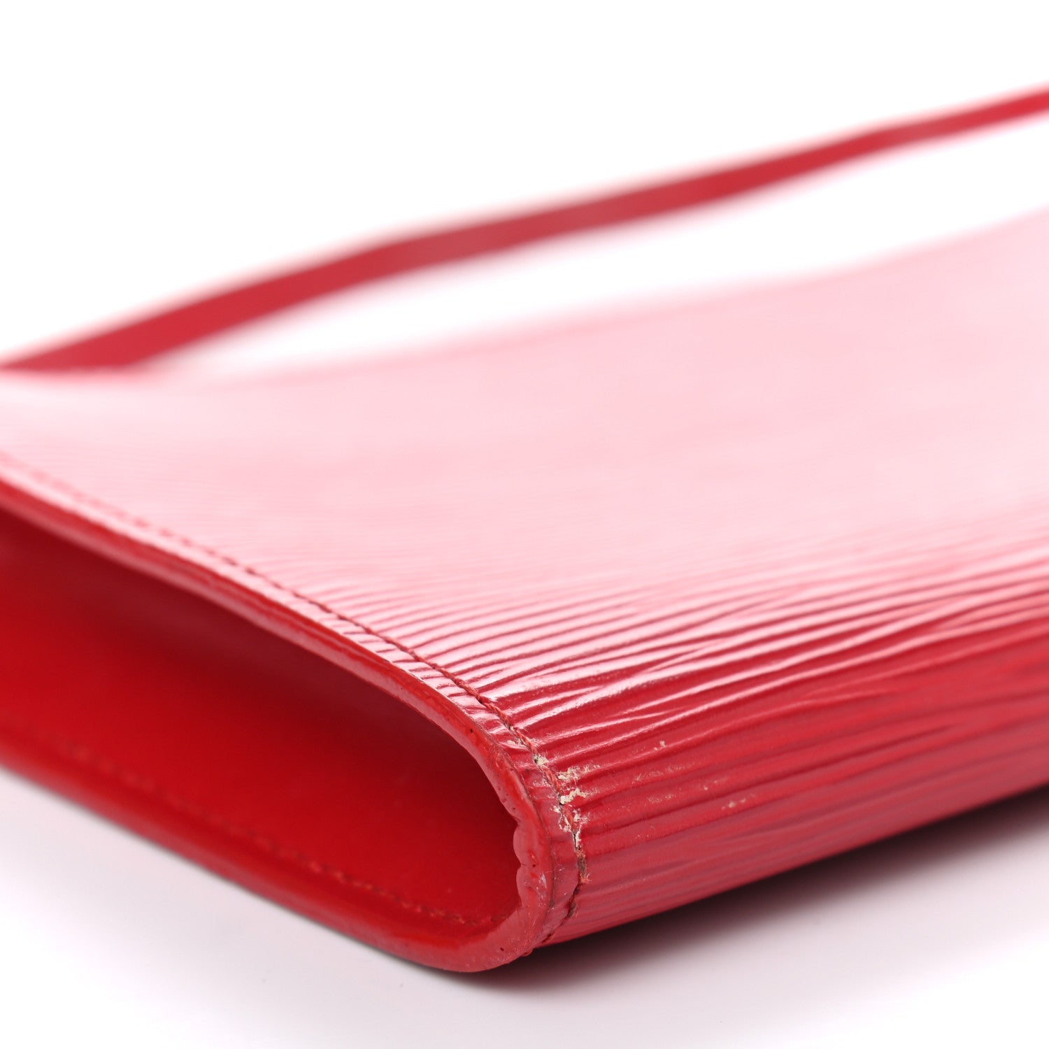 Louis Vuitton Epi Pochette Accessories 24 Castillan Red 8 of 12