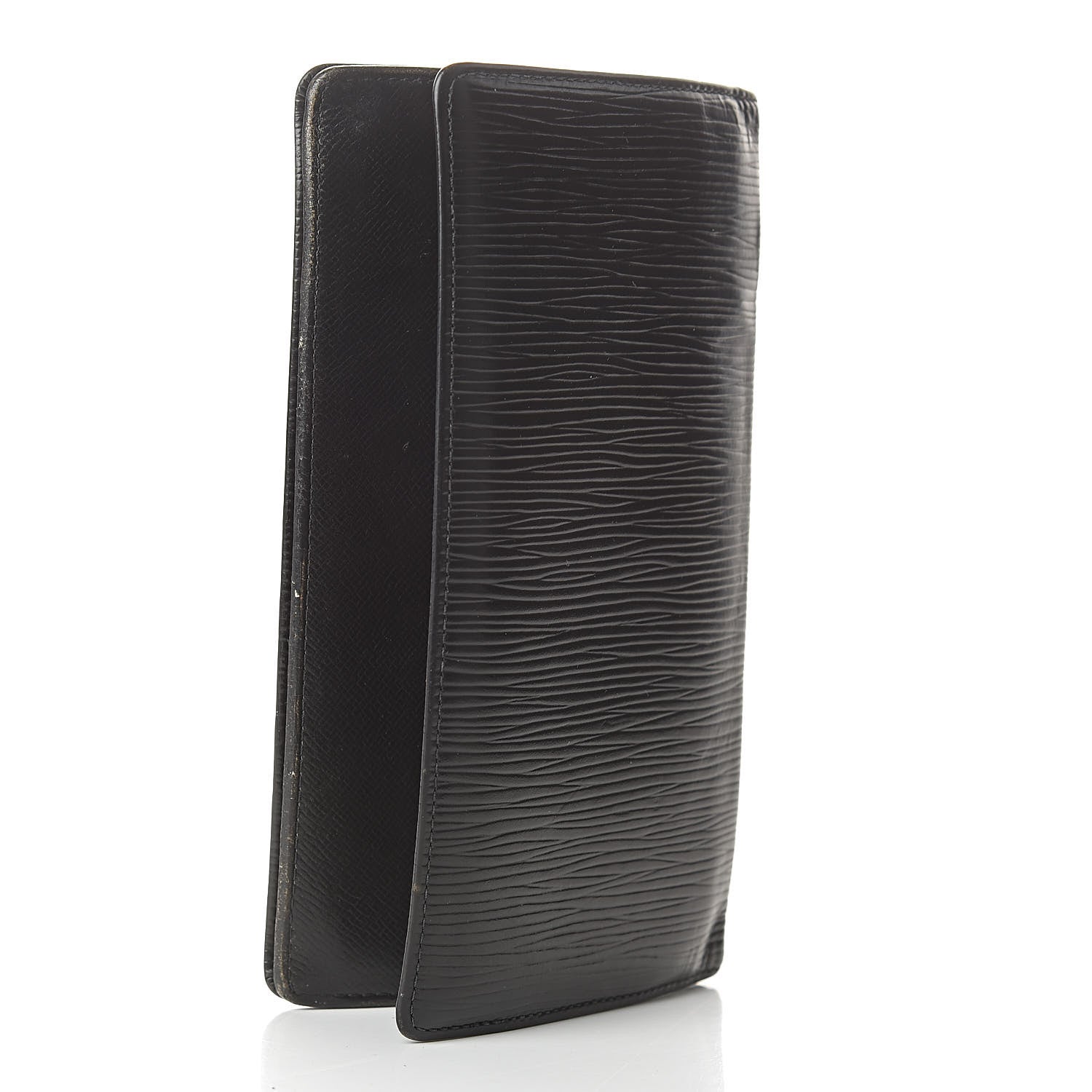 Louis Vuitton Epi Checkbook Card Holder Black 3 of 16