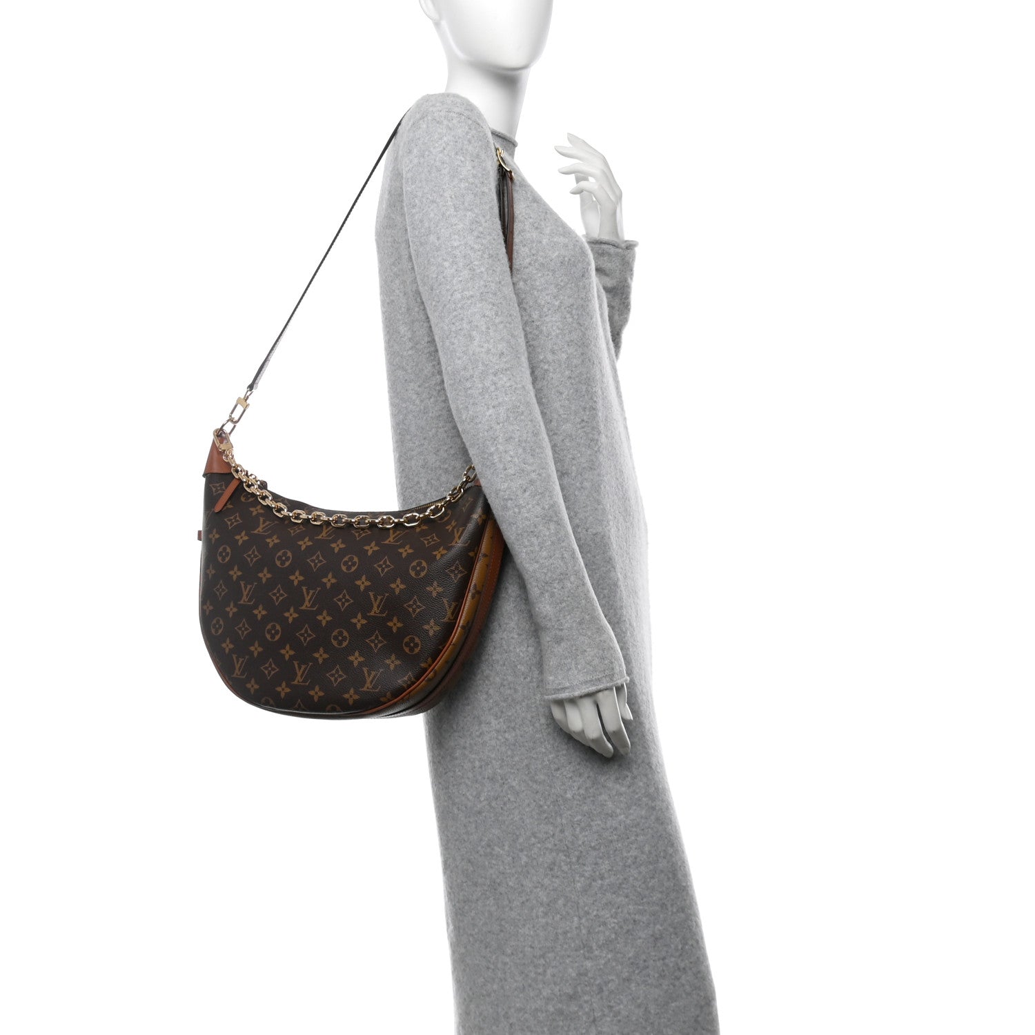 Louis Vuitton Reverse Monogram Loop Hobo 2 of 9