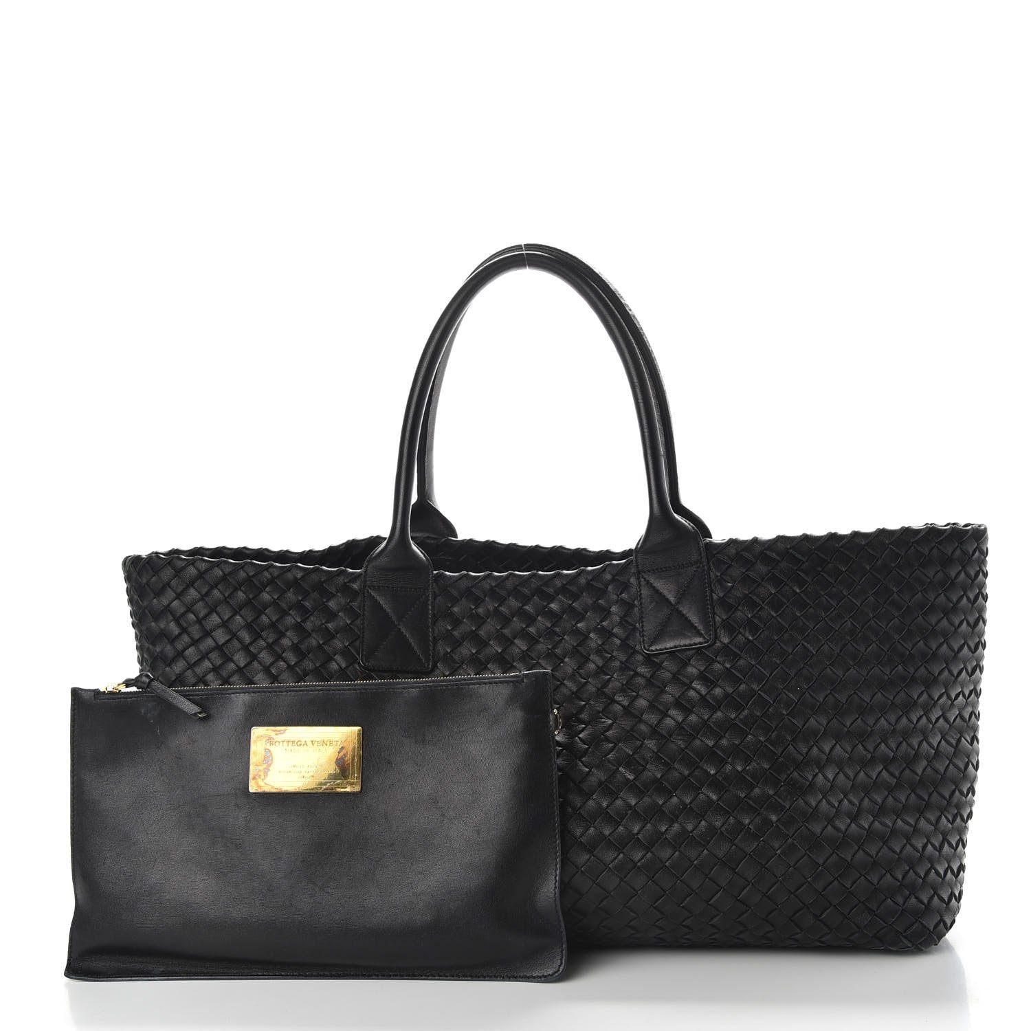 Bottega Veneta Nappa Intrecciato Medium Cabat Black 3 of 10
