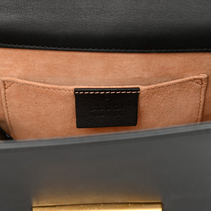 Gucci Calfskin Studded Small Padlock Shoulder Bag Black 6 of 11