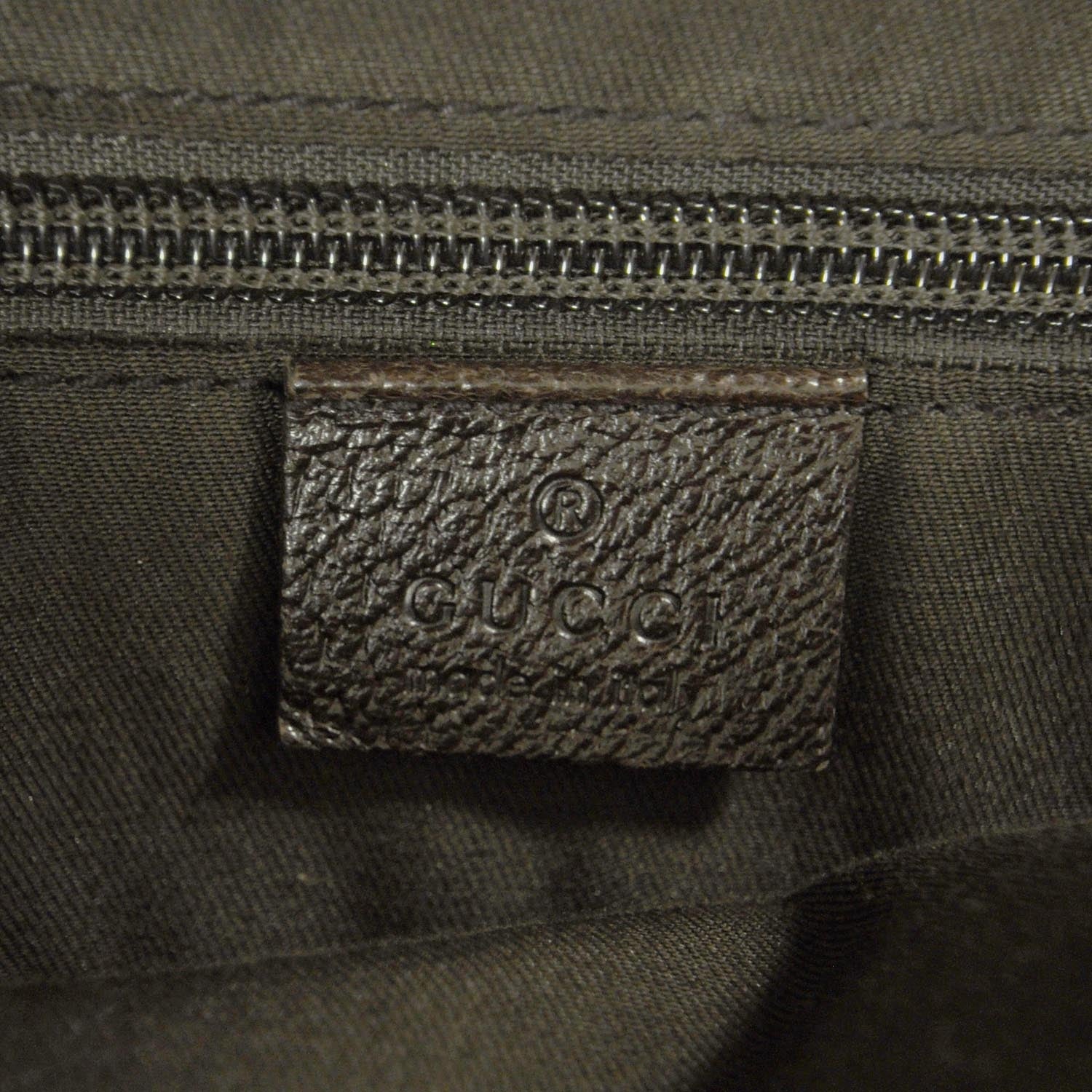 Gucci GG Monogram Large Web Handle Vertical Tote Dark Brown 7 of 8