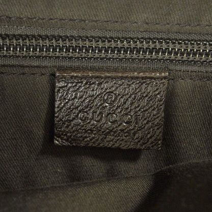 Gucci GG Monogram Large Web Handle Vertical Tote Dark Brown 7 of 8