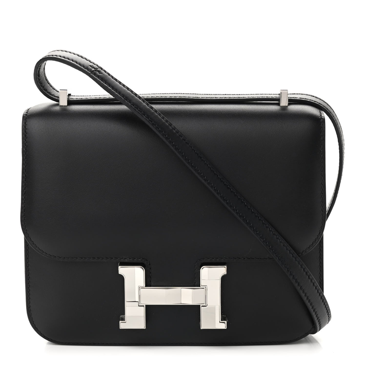 Hermes Veau Monsieur Mirror Constance 18 Black 1 of 11