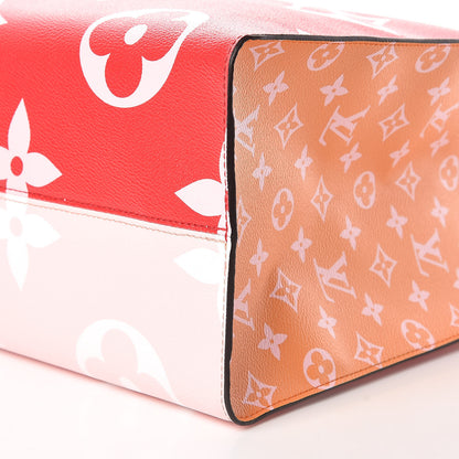 Louis Vuitton Monogram Giant Onthego GM Rouge Rose 12 of 12