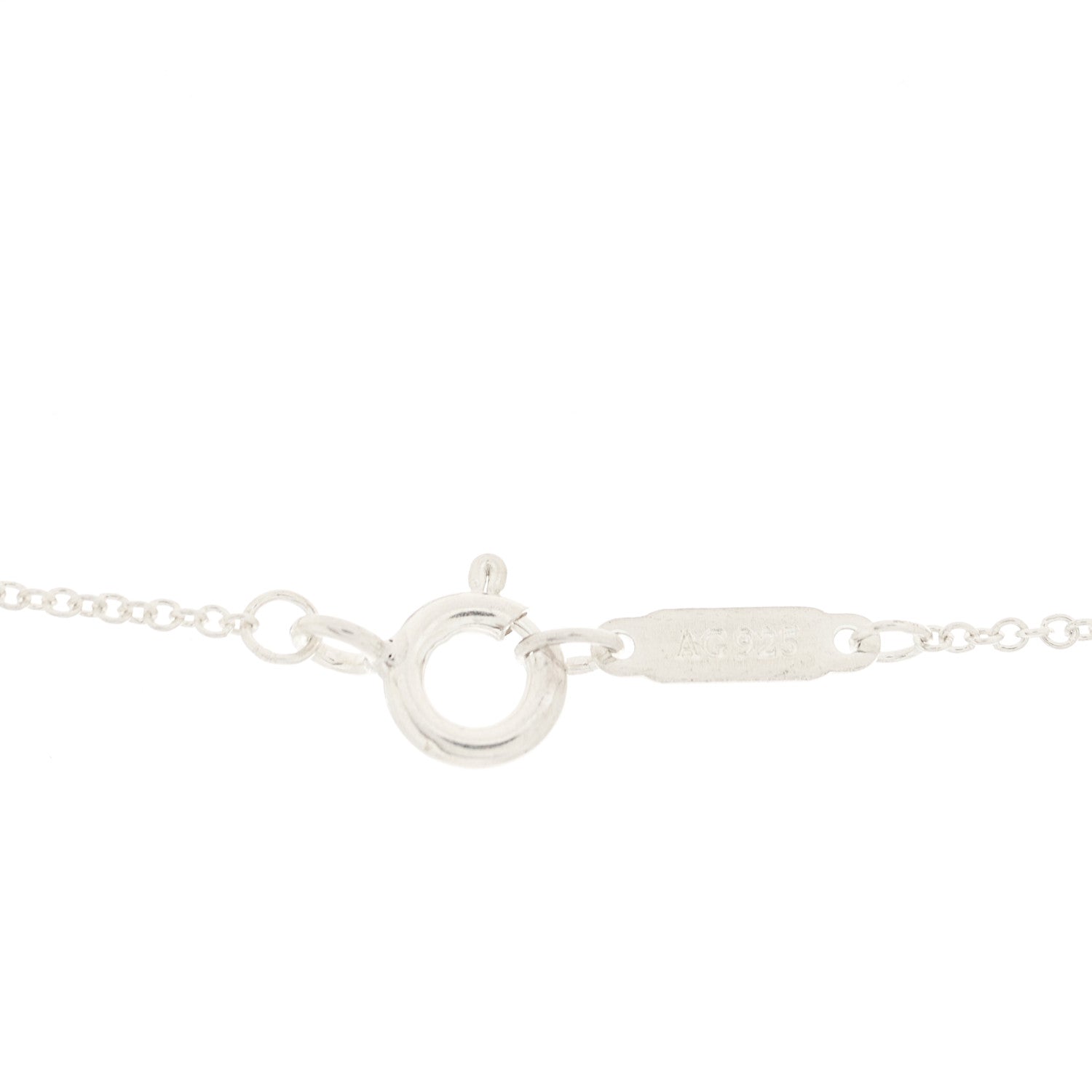 Tiffany Sterling Silver Double Heart Tag Mom Pendant Necklace 6 of 6