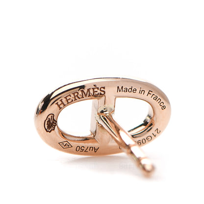 Hermes 18K Rose Gold TPM Farandole Stud Earrings 4 of 6