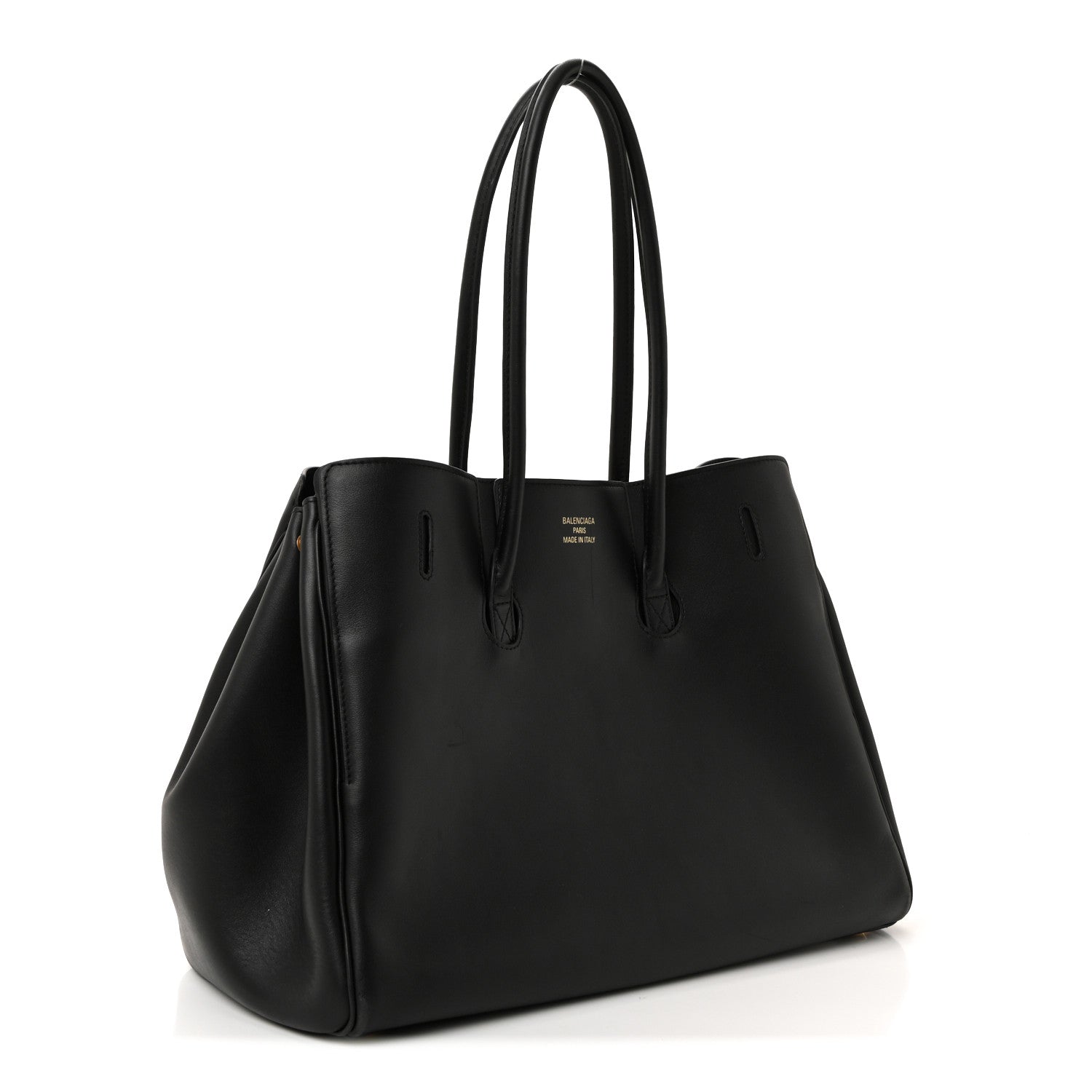 Balenciaga Smooth Calfskin Medium Bel Air Carry All Bag Black 4 of 17