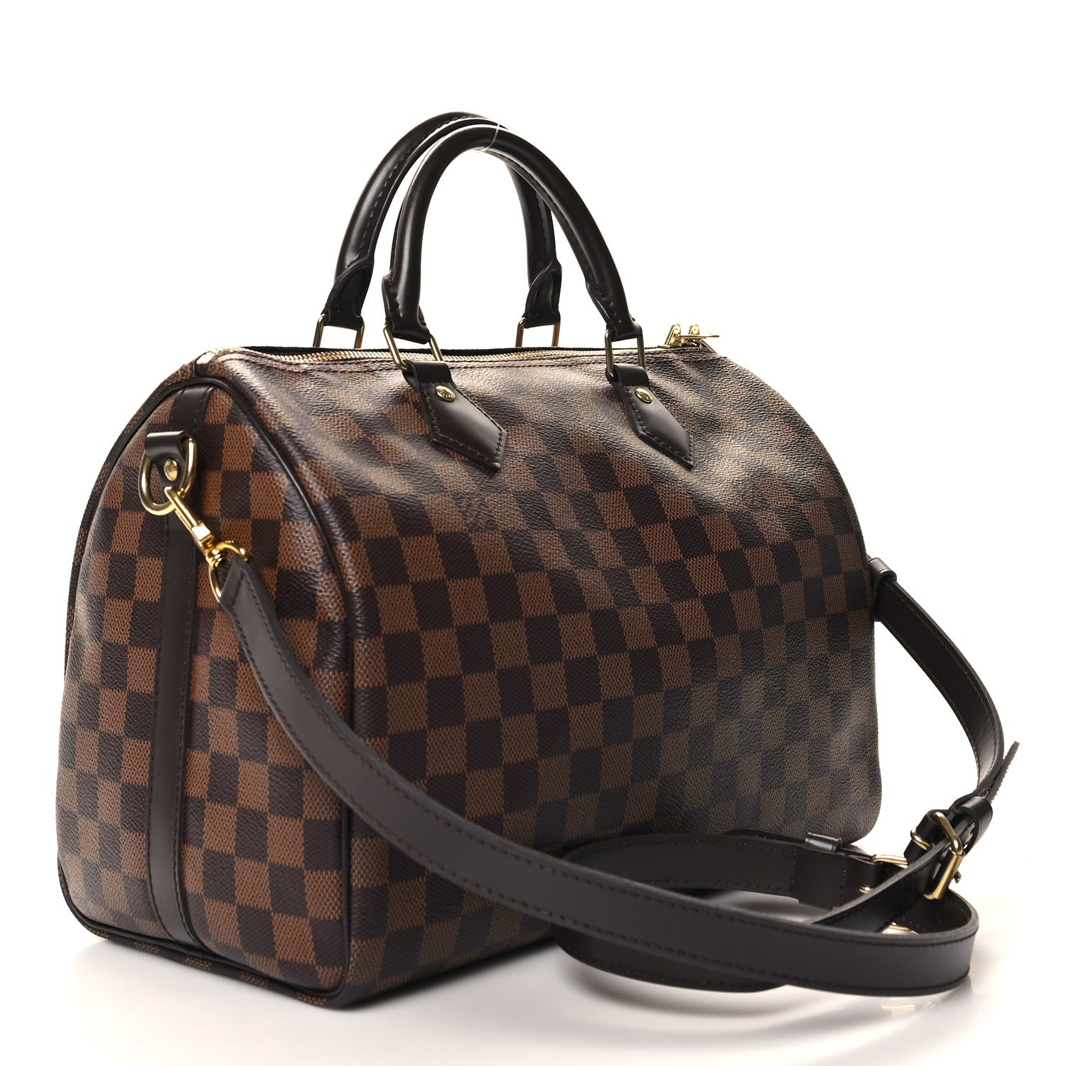 Louis Vuitton Damier Ebene Speedy Bandouliere 30 3 of 10