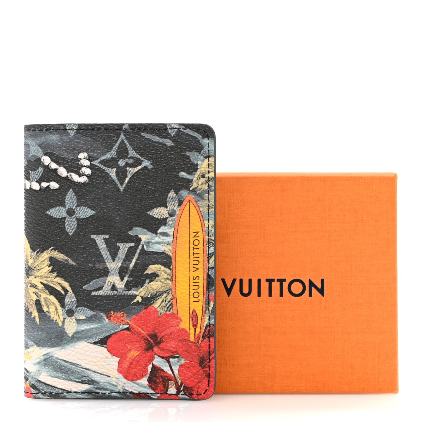 Monogram Surfin' Pocket Organizer NM Navy Blue
